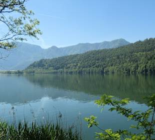 Beim Levicosee im Trentino bei Levico Terme