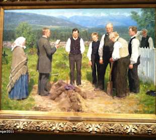 Werenskjold "En Bondebegravelse"