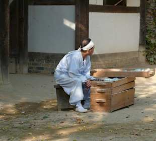 Handwerker bei der Arbeit