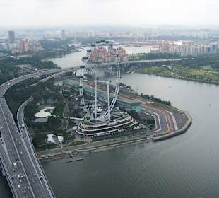 Riesenrad, nicht so hoch wie der Skypark