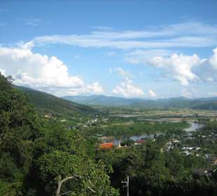 Aussicht aufs Tal vom Berg
