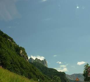 Juli Auffahrt bei Königswetter