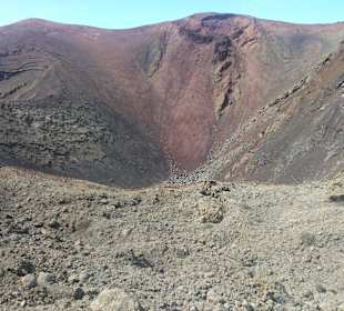 Miejsce, gdzie spływała lawa