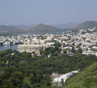 Tolle Aussicht über Udaipur