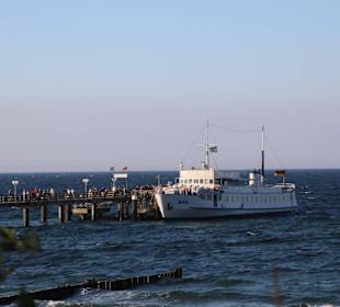 MS Baltica auf Anfahrt