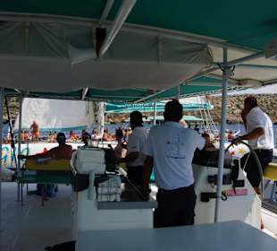 An Bord vom Magic Katamaran