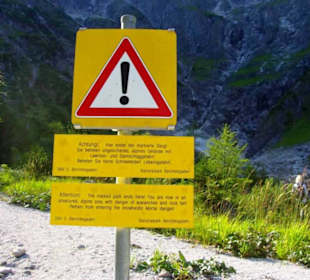 Info über das Ende der Strecke-Ausbau