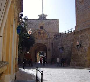 Der Haupteingang von Mdina von Innen!
