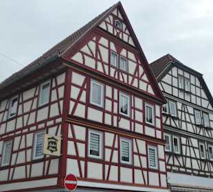 Bei einem Stadtrundgang durch Bad Orb