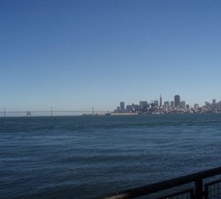 Blick von Alcatraz auf San Francisco