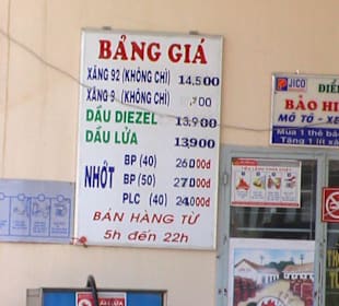 Benzinpreise an der Tankstelle