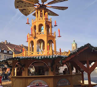 Weihnachtsmarkt von Schweinfurt auf dem Marktplatz
