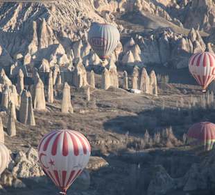 Heißluftballonfahrt über Kappadokien