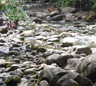 Bei den Wasserfällen