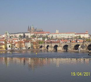 Blick zur Prager Burg