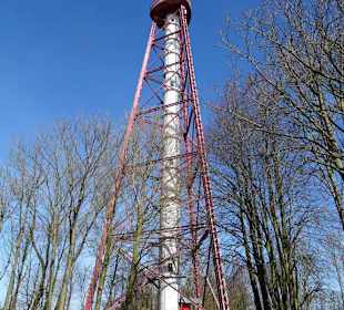 Außenansicht des Leuchtturms Campen