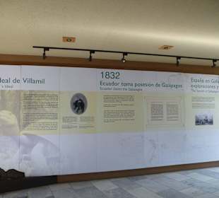 In der Station viele Erklärungen