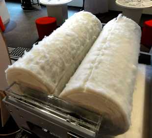 Produktionsmaschinen in der Felto Filzwelt