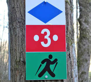 Wanderwegweiser im Bärental