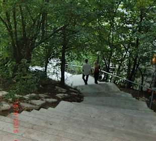 Treppe zur Strandpromenade