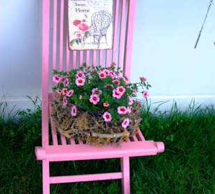 Schöner Blumenstuhl