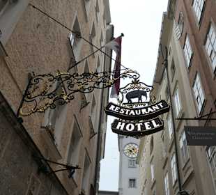 Das Lienpachers Haus wurde zum Hotel Rest. Elefant