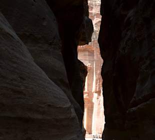 Gleich sind wir am Schatzhaus