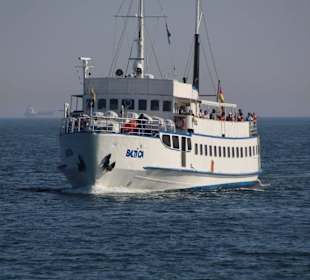 MS Baltica auf Anfahrt