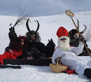 Nikolaus und Krampus am Schareck in Heiligenblut