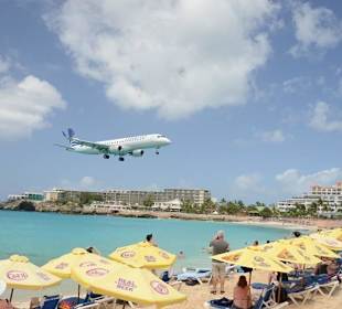 Ankommendes Flugzeug