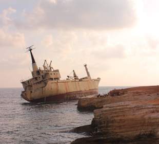 Schiffswrack bei Paphos! ABSOLUT SEHENSWERT