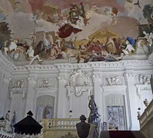 Fresko oberhalb der Treppe