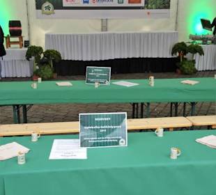 Tischreihen bei "Hallo Grünkohl"