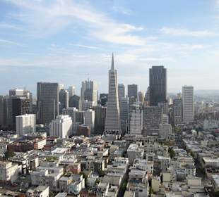 Scenic View over Financial District