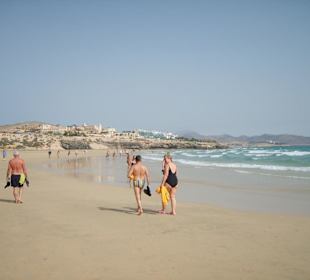 Vue de la plage de Sotavento