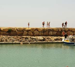 Am Hafen von Evrenseki Ende Mai