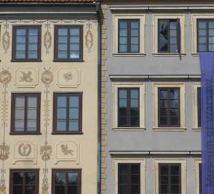 Der wiederaufgebaute Altstadtmarkt von Warschau