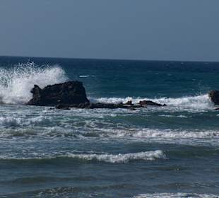 Strand von La Pared bei Ebbe
