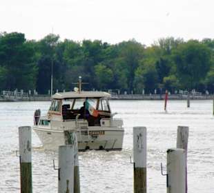 Am Ende von Bibione Yachthafengebiet