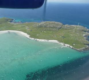 Anflug auf Barra