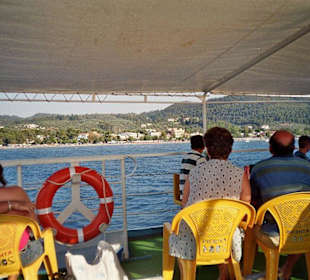 Rückreise/Blick auf Evia