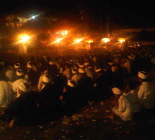 Ceremony in the village