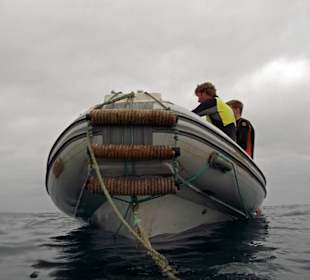 Pause vor dem 2. Tauchgang