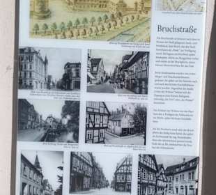 Infotafel in der City-Detmold
