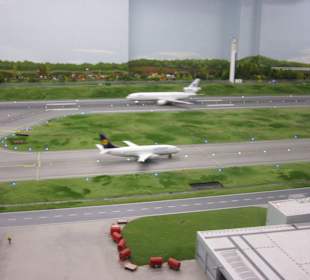 Modellbahn-Flughafen