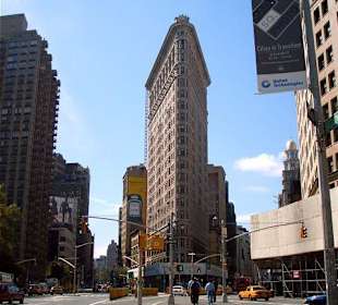 Building in shape of an iron