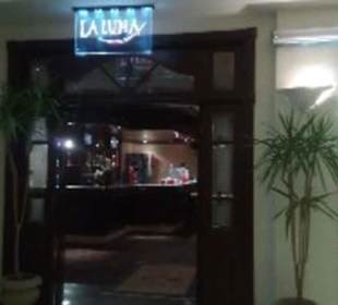 Restaurant La Luna von der Rezeption aus 