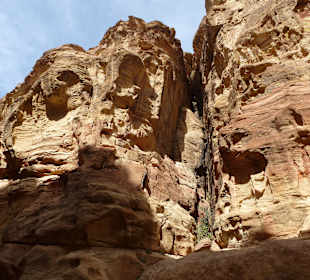 In der Schlucht nach Petra