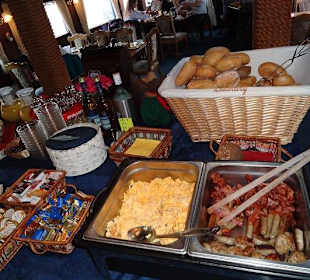 Blick auf das Buffet