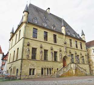 Außenansicht des Rathauses von Osnabrück